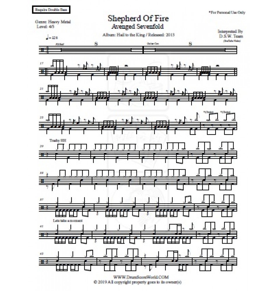 Live Wire - Mötley Crüe - Drum Sheet Music - DrumScoreWorld.com –  DrumSetSheetMusic