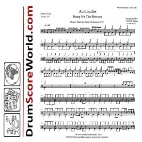 Bring Me The Horizon - Doomed - Sheet Music For Drums