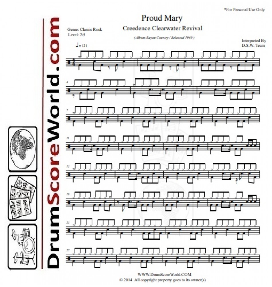 Everybody Wants to Rule the World - Tears for Fears (Drums) Sheet music for  Drum group (Solo)