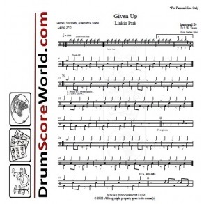 Fighting Myself – Linkin Park Sheet music for Drum group (Solo)