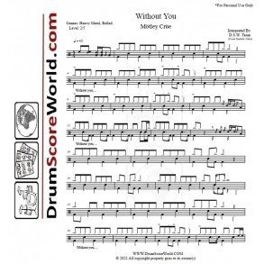 Live Wire - Mötley Crüe - Drum Sheet Music - DrumScoreWorld.com –  DrumSetSheetMusic