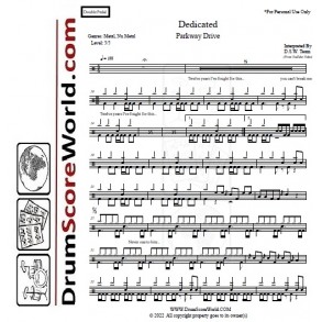 Shadow Boxing - Parkway Drive - Drum Sheet Music - DrumScoreWorld