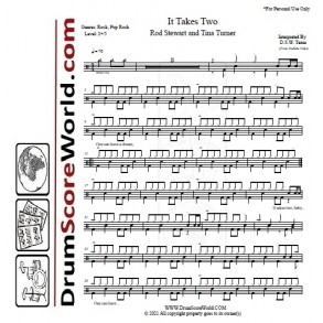 Tina Turner - What's Love Got To Do With It - Drum Sheet - Drum Score ...