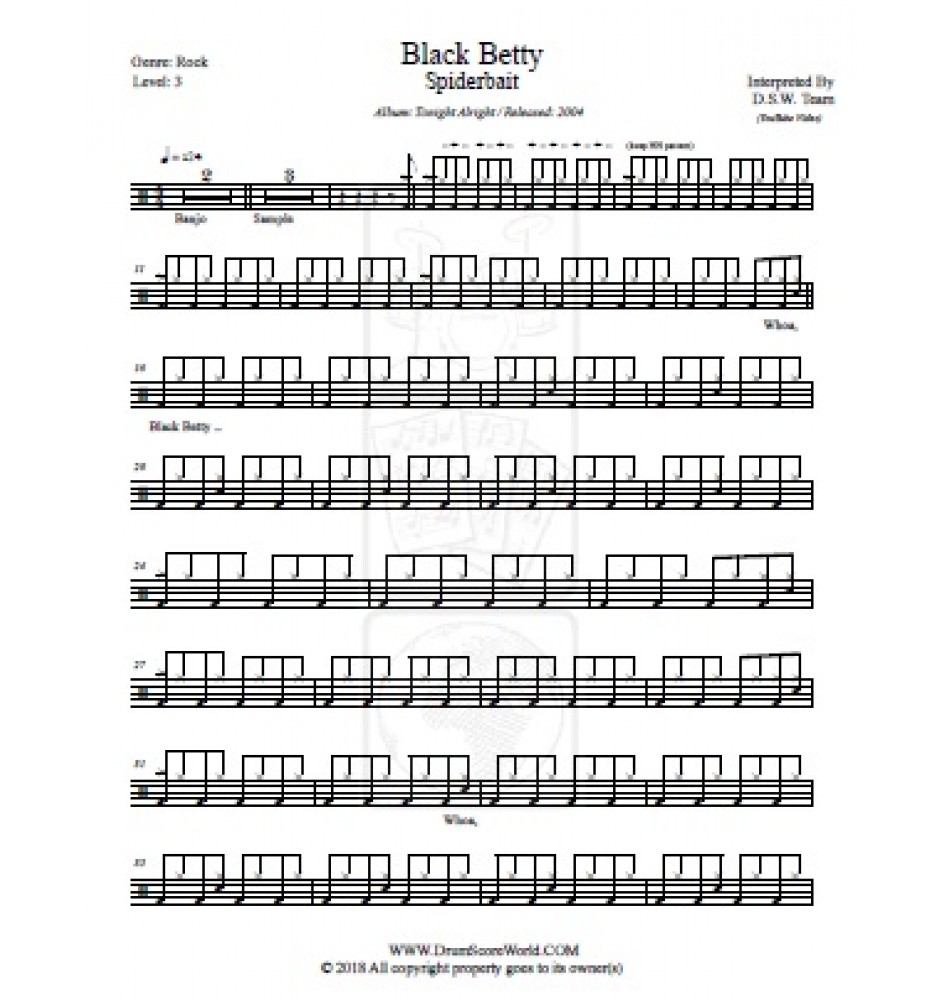 Shadow Boxing - Parkway Drive - Drum Sheet Music - DrumScoreWorld