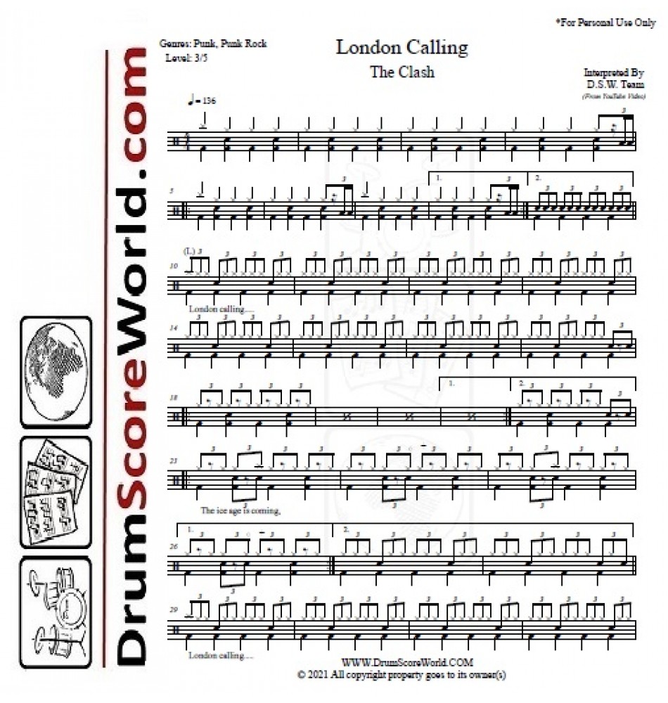 Live Wire - Mötley Crüe - Drum Sheet Music - DrumScoreWorld.com –  DrumSetSheetMusic