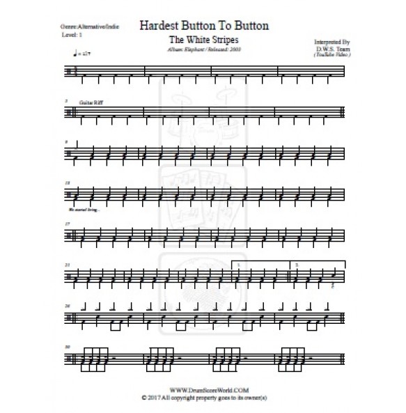 Shadow Boxing - Parkway Drive - Drum Sheet Music - DrumScoreWorld